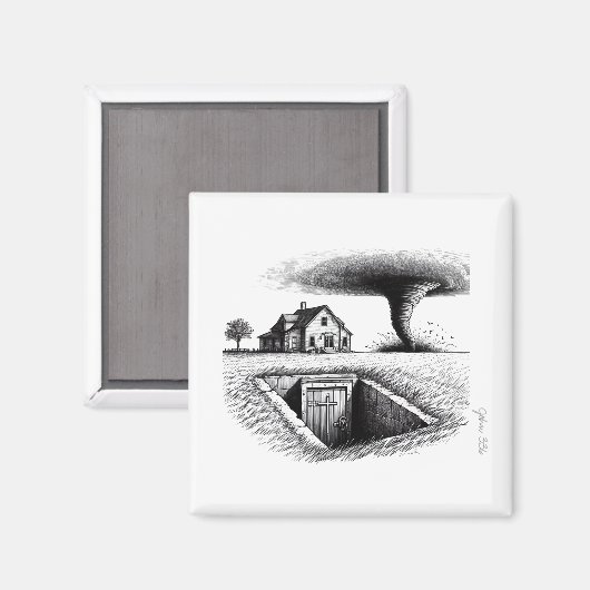 トルナドハウスチェラーウィズクロス マグネット (正面/裏面)