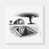 トルナドハウスチェラーウィズクロス マグネット (正面)