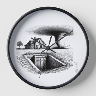 トルナドハウスチェラーウィズクロス 壁時計