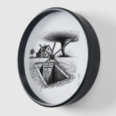 トルナドハウスチェラーウィズクロス 壁時計 (傾斜)