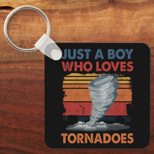 トルネドアートウェザーストームトルナを愛するジャスト・ボーイ キーホルダー (正面)