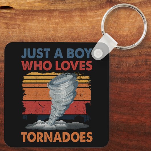 トルネドアートウェザーストームトルナを愛するジャスト・ボーイ キーホルダー (裏面)