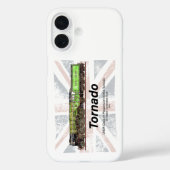 トルネドヴィンテージ蒸気列車英機関車 Case-Mate iPhoneケース (裏面)