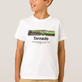 トルネドヴィンテージ蒸気列車英機関車 Tシャツ (正面)