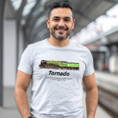 トルネドヴィンテージ蒸気列車英機関車 Tシャツ