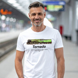 トルネドヴィンテージ蒸気列車英機関車 Tシャツ