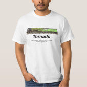 トルネドヴィンテージ蒸気列車英機関車 Tシャツ (正面)