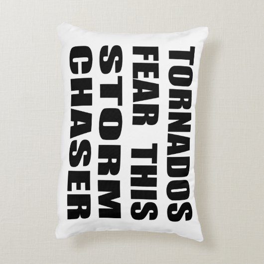 トルネードはこの嵐のチェーサーを恐れています アクセントクッション (裏面(縦))