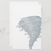 トルネードスケッチ 便箋 (正面/裏面)