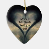 トルネードハートのオーナメント セラミックオーナメント (右)