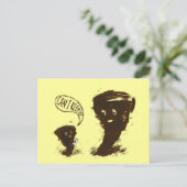 トルネード子供のwitth牛 ポストカード (スタンド正面)