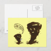 トルネード子供のwitth牛 ポストカード (正面/裏面)