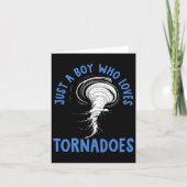 トルネード誕生日ボーイストームチェザーボーイズボーイズキッズウェアザ カード (正面)