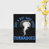 トルネード誕生日ボーイストームチェザーボーイズボーイズキッズウェアザ カード (黄色い花)