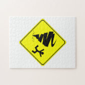 トルネード警告標識 ジグソーパズル (横)