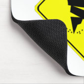 トルネード警告標識 マウスパッド (コーナー)