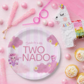 トルネード2歳の誕生日パーティー ペーパープレート (パーティー)