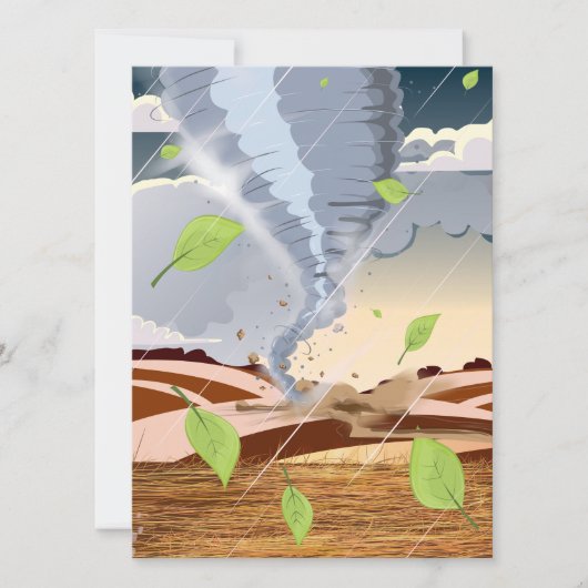 トルネード・ツイスター 招待状 (正面)