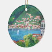 トルノの湖Comoのオーナメント セラミックオーナメント (左)