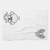 トルハペットエンジェル キッチンタオル (横)