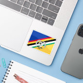 トルバ州旗、バヌアツ シール (ノートパソコンとiPhone)