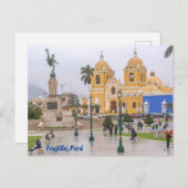 トルヒーロ，ペルー，トゥルヒーロ市長 ポストカード (正面/裏面)