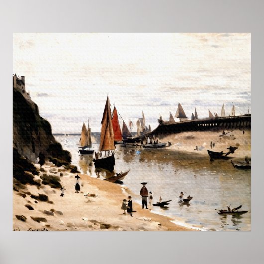 トルビル防波堤 ポスター (正面)