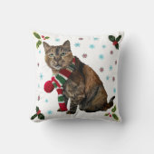 トルビー+猫+クリスマスピロー クッション (正面)