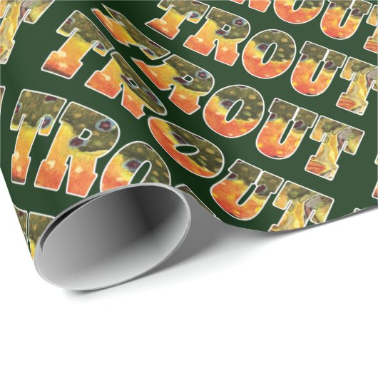 トルファン?アングラー?魚類学者?ブルックマス ラッピングペーパー (ロールコーナー)