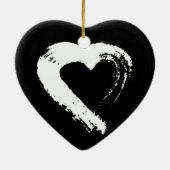 トルマリンムーンハートカーオーナメント セラミックオーナメント (裏面)