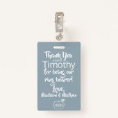 トルマリンリングや輪ベアラセキュリティバッジ バッジ (裏面クリップ)