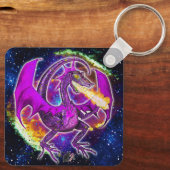 トルマリン宇宙竜  キーホルダー (裏面)