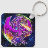 トルマリン宇宙竜  キーホルダー (裏面)