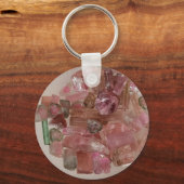 トルマリン画像キーチェーン キーホルダー (正面)