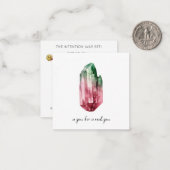 *~*トルマリン結晶AP64フラットノートカード ノートカード (正面/裏面インサイチュ)