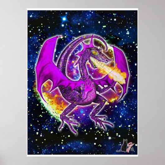 トルマリン コズミック ドラゴン ポスター (正面)