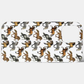 トルルトのトロイカ 〜 アイスランドの馬 Case-Mate iPhoneケース (裏面 (横))