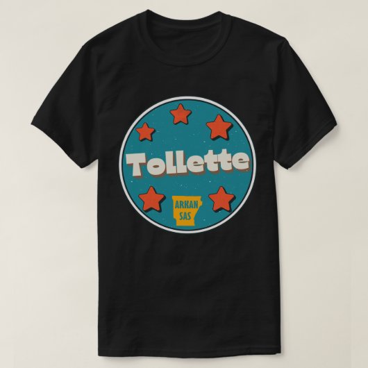 トルレット、アーカンソー州 Tシャツ (デザイン正面)
