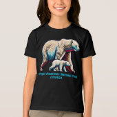 トルンガット山地国立公園 カナダ トライブレンドTシャツ (正面)