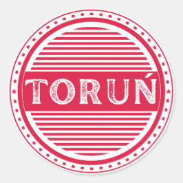 トルン市プライド エンブレム - ポーランドのアイデンティティ ラウンドシール