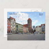 トルン，ポーランド，写真Ola Berglund ポストカード (正面/裏面)