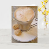 トルージクラシックロのコーヒーカップ カード (黄色い花)