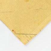 トルーズラウトレック踊りガールズイエローポスターアート フリースブランケット (角)