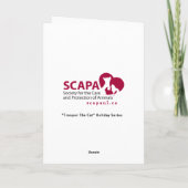 「トルーパー・ザ・キャット」エンジェル恵みグリーティングカード シーズンカード (裏面)