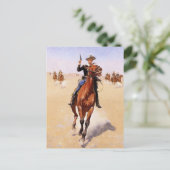 トルーパー、Frederic Remingtonによるアートワーク シーズンポストカード (スタンド正面)