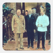 トルーマン大統領とヨセフ・スターリン スクエアシール (正面)