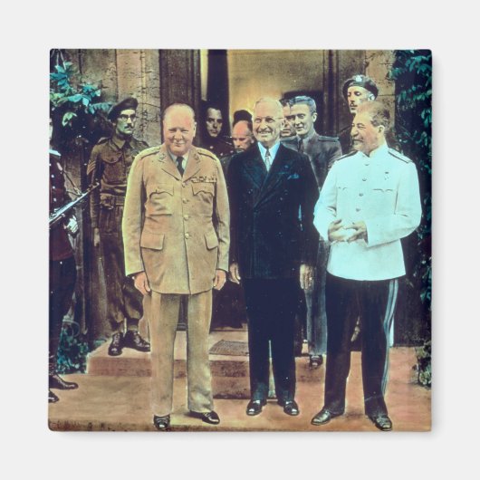 トルーマン大統領とヨセフ・スターリン マグネット (正面)