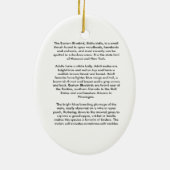 トルーマン氏 セラミックオーナメント (裏面)