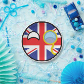 トレおもしろいンオタク系のド・統一された王国Countryball ペーパープレート (パーティー)