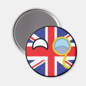 トレおもしろいンオタク系の統一されたキングダムカントリーボール マグネット (正面/裏面)